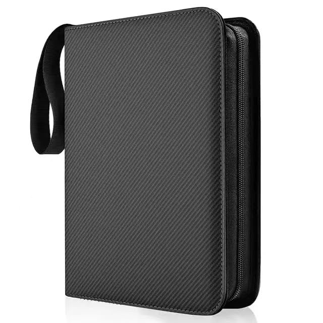 PATPAT Anime Trading Cards Holder Binder Organizer for 400 Trading Cards, Poke-mon Cards Collection Bag Gaming Cards Binder Case, Game Cards Case Childern's Day Gifts for Kids Boys Girls PATPAT Anime Trading Cards Holder Binder Organizer for 400 Trading Cards, Poke-mon Cards Collection Bag Gaming Cards Binder Case, Game Cards Case Childern's Day Gifts for Kids Boys Girls